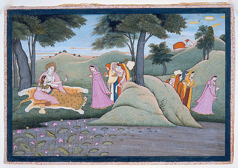 Найнсукх (около 1710-1788).Шива с Парвати