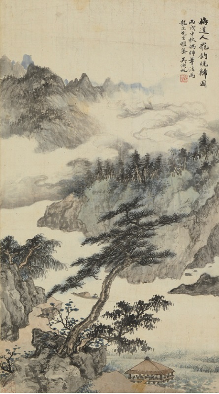 «Позднее возвращение домой с рыбалки», 1946, Ву Хуфань (1894-1968)